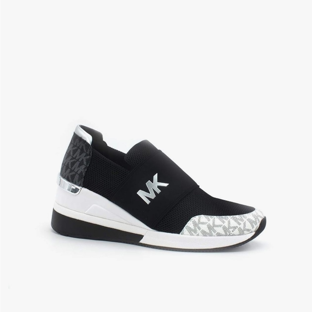 Michael Kors womens Felix Trainer black and white
#13